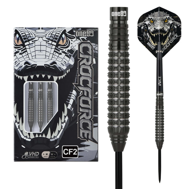 One80 Crocforce Darts - Steel Tip - 90% Tungsten - CF2