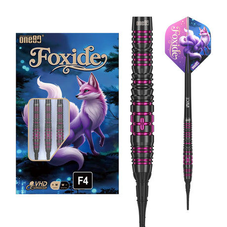 One80 Foxide Darts - Soft Tip - 90% Tungsten - F4 20g