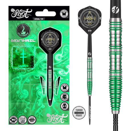 Shot Alchemy Turbo Darts - Steel Tip - 90% Tungsten - Mythril