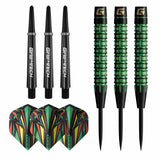 GOAT Athlete Darts - Steel Tip - 90% Tungsten - Green
