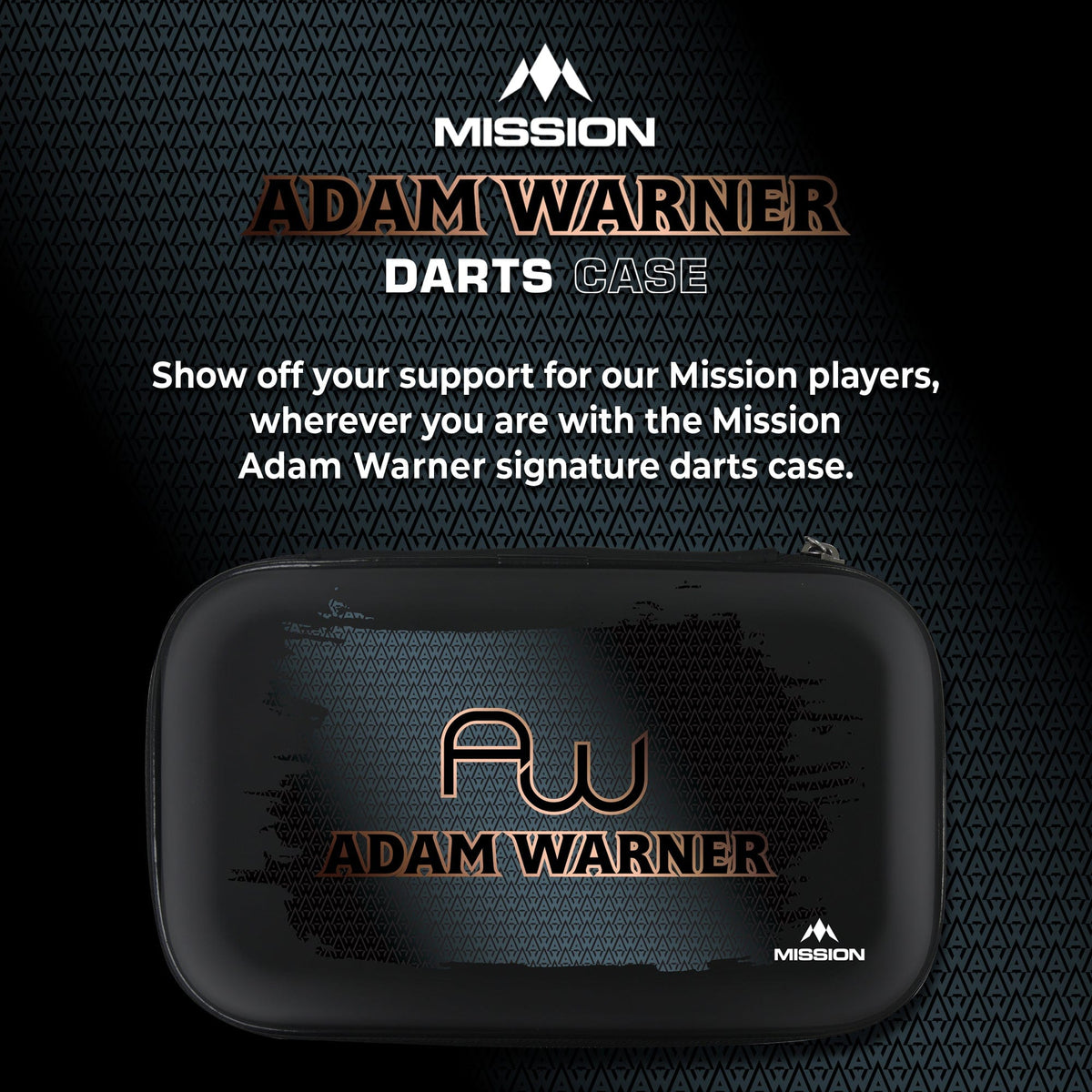 Mission Darts Players- EVA Dart Case - Adam Warner