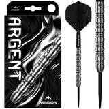 Mission Argent Darts - Steel Tip - 90% Tungsten - Silver