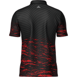 Arraz Lava Dart Shirt - with Pocket - Black & Red
