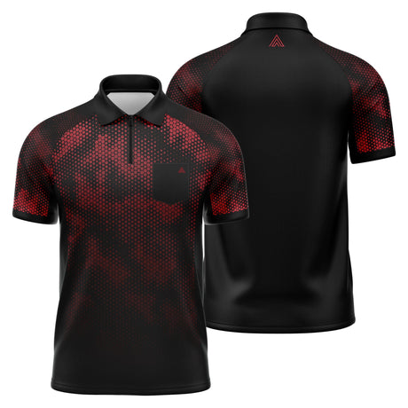Arraz Hex Dart Shirt - Lightweight - Black & Red