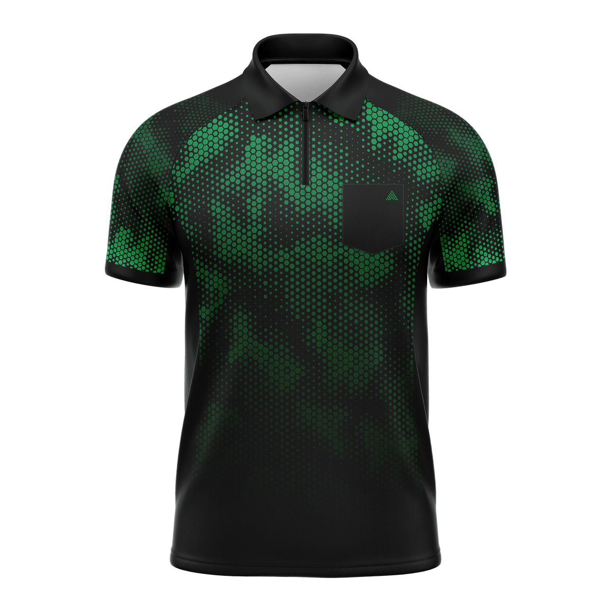 Arraz Hex Dart Shirt - Lightweight - Black & Green