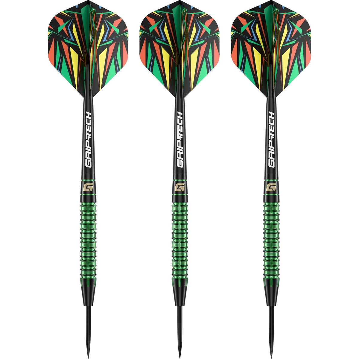 Goat Athlete Darts - Steel Tip - Brass - Green - 10g