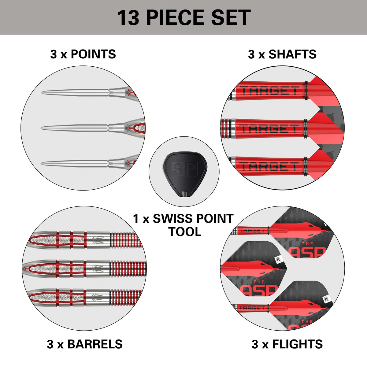 Target Nathan Aspinall Darts - Steel Tip - 95% Tungsten - G2