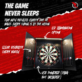 Ruthless Home Darts Centre - Cabinet with USB Light - Dragon