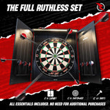 Ruthless Home Darts Centre - Cabinet with USB Light - Dragon