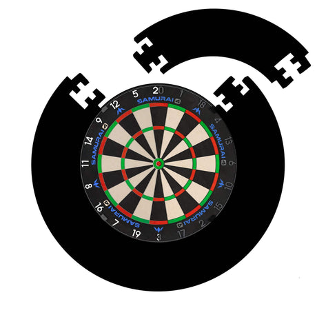 Mission Samurai 4 Dartboard Set - Dart Board & Jigsaw Surround