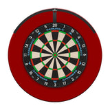 Mission Samurai 3 Dartboard Set - Dart Board, Red Surround & Torus 120 Light