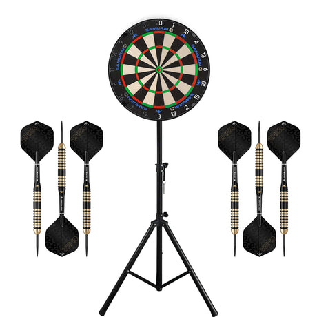 Mission Samurai 4 Dartboard & Stand Set - Dart Board, Stand and Darts