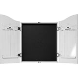 Bolton Wanderers Dartboard Cabinet - Official Licensed - BWFC - C3 - White - Logo with Blue Trim