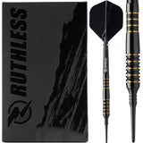 *Ruthless Black Wolf Darts - Soft Tip Tungsten - BW 16.0g - Gold Ring - 18g 18g