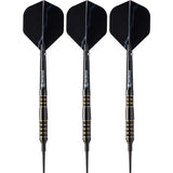 *Ruthless Black Wolf Darts - Soft Tip Tungsten - BW 16.0g - Gold Ring - 18g 18g