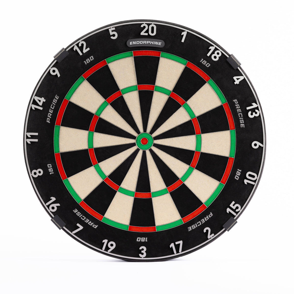 Precise 180 Endorphine Dartboard - Professional - White Number Ring