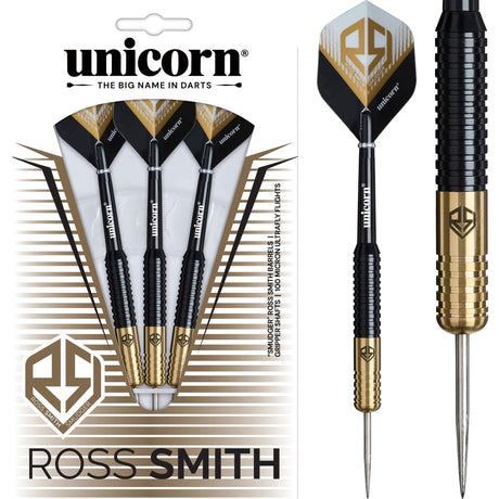 Unicorn Ross Smith Darts - Steel Tip - Brass