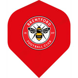 Brentford FC - Official Licensed - The Bees - Dart Flights - No2 - Std - F2 - Red