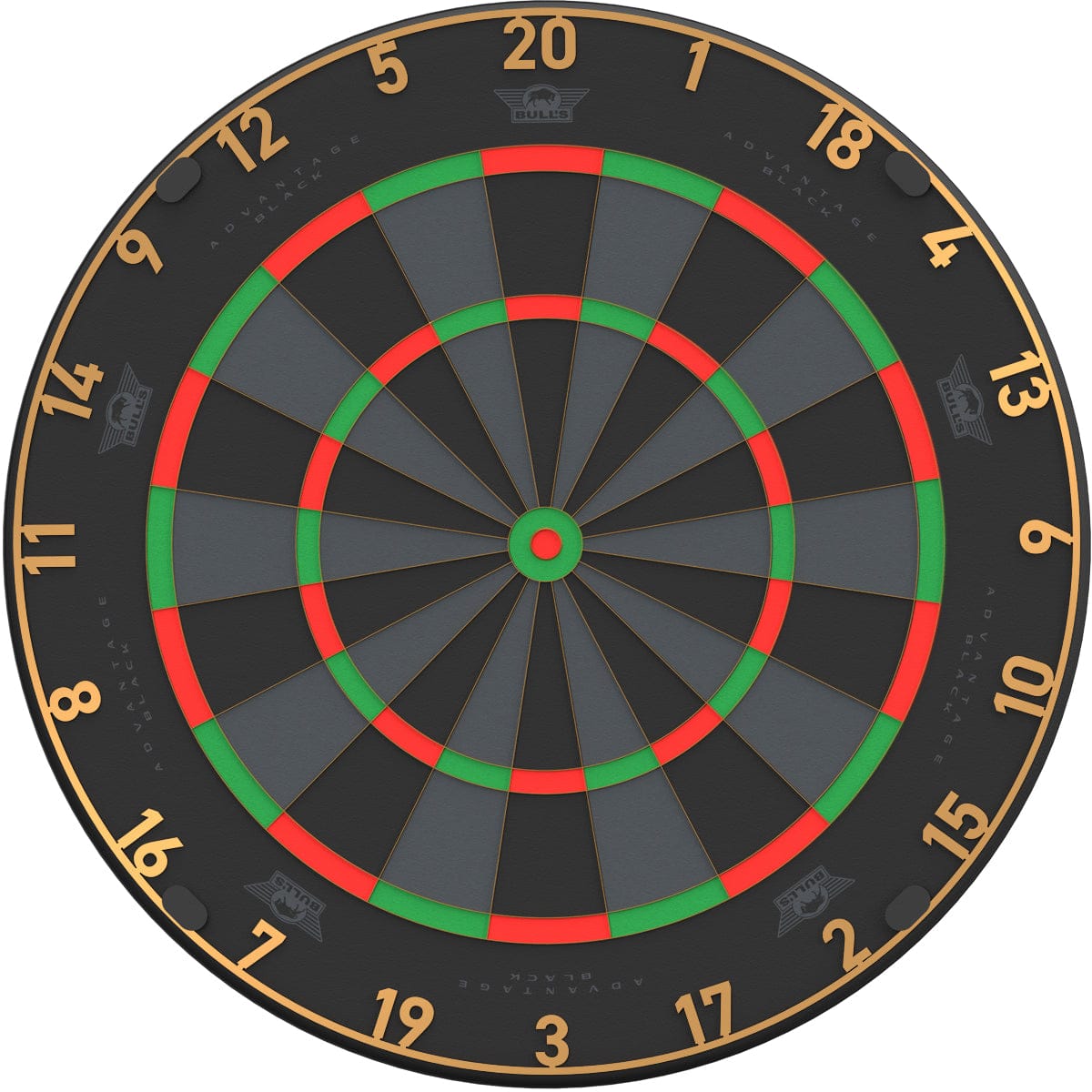 Bulls Advantage Dartboard - Professional - Black