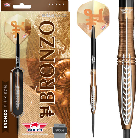 Bulls Bronzo Darts - Steel Tip - 90% Tungsten - Flux