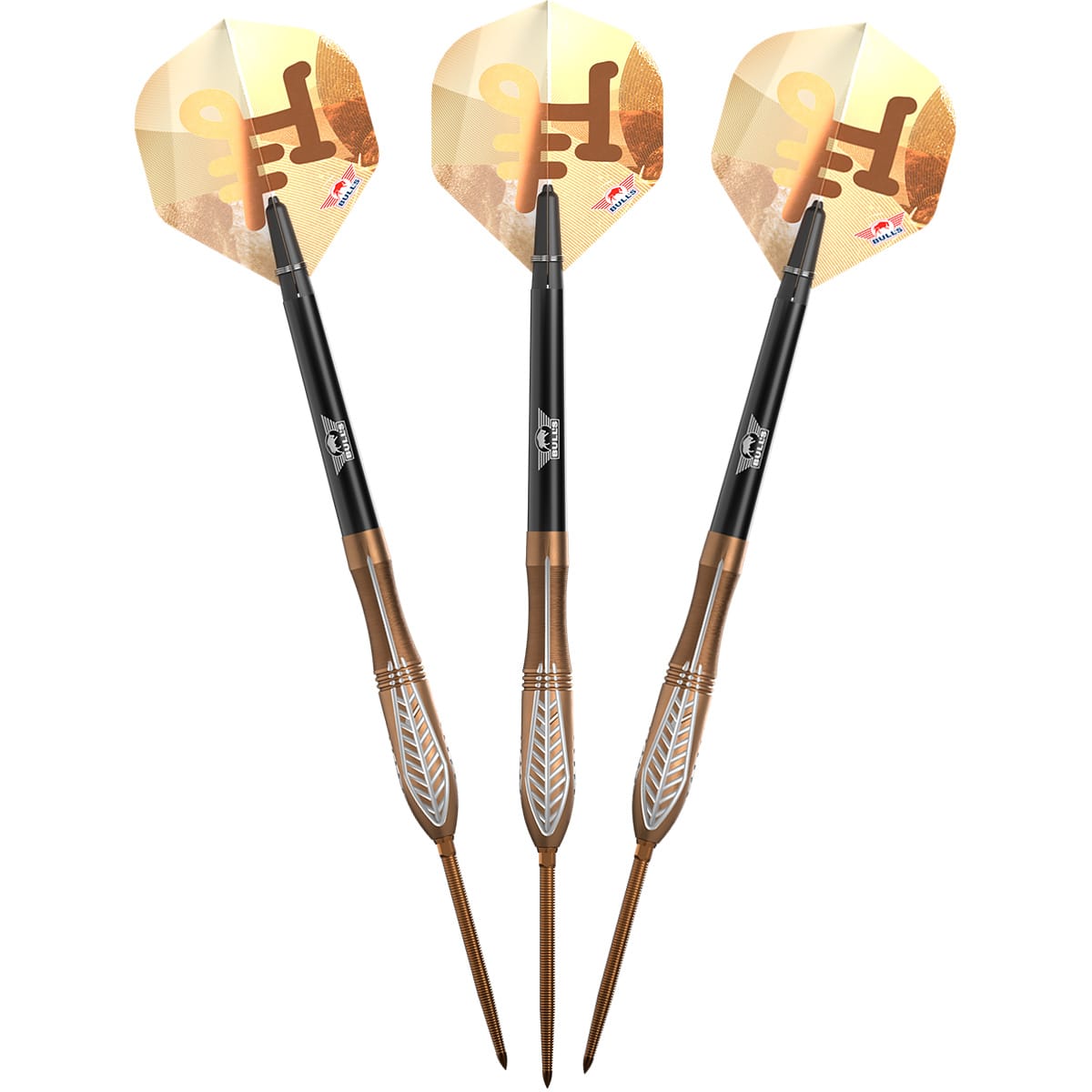 Bulls Bronzo CP Darts - Steel Tip - 90% Tungsten - Nova