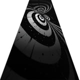 Bulls Illusion Carpet Dart Mat - Black & White - 241 x 55cm