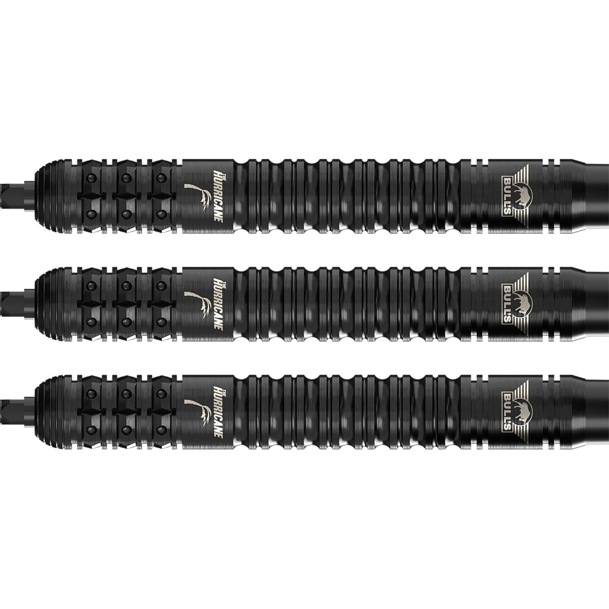 Bulls Kim Huybrechts CP Darts - Steel Tip - 90% Tungsten - E2 Black