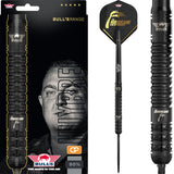 Bulls Kim Huybrechts CP Darts - Steel Tip - 90% Tungsten - E2 Black