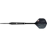Bulls Max Hopp Darts - Steel Tip - 80% Tungsten - Black
