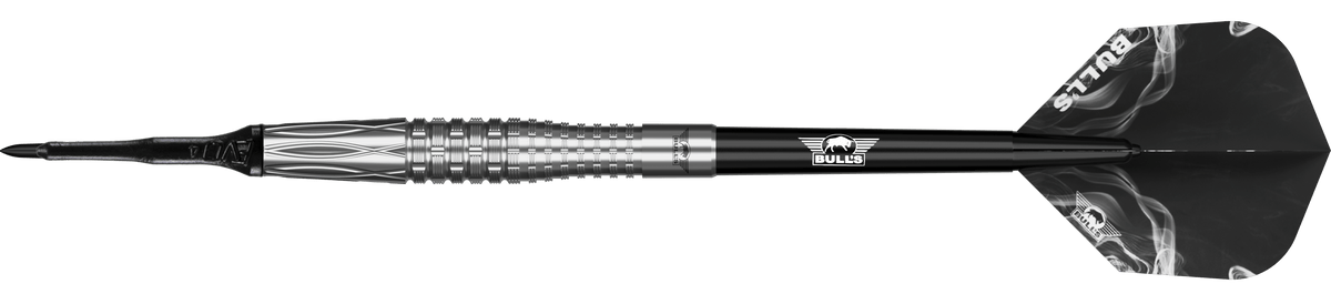 Bulls Smoke Darts - Soft Tip - 90% Tungsten - Silver Ash