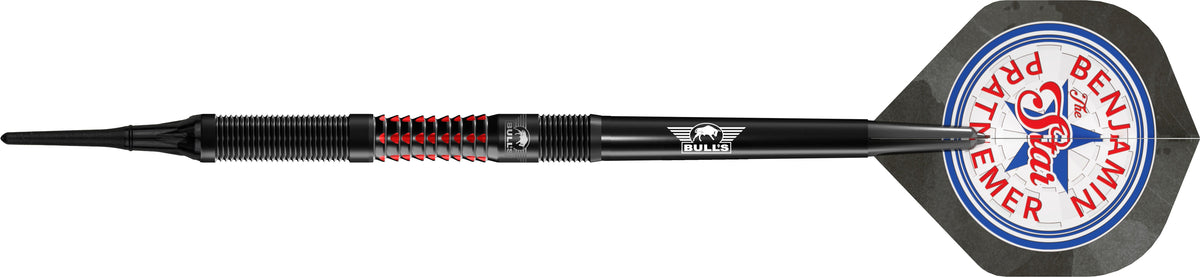 Bulls Benjamin Pratnemer Darts - Soft Tip - 90% Tungsten - 18g