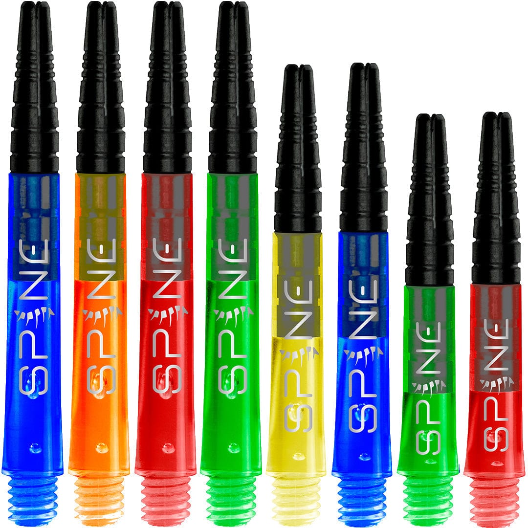 Bulls Spine Dart Shafts - Polycarbonate with Aluminium Top - Orange