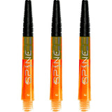 Bulls Spine Dart Shafts - Polycarbonate with Aluminium Top - Orange Medium