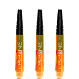 Bulls Spine Dart Shafts - Polycarbonate with Aluminium Top - Orange Tweenie