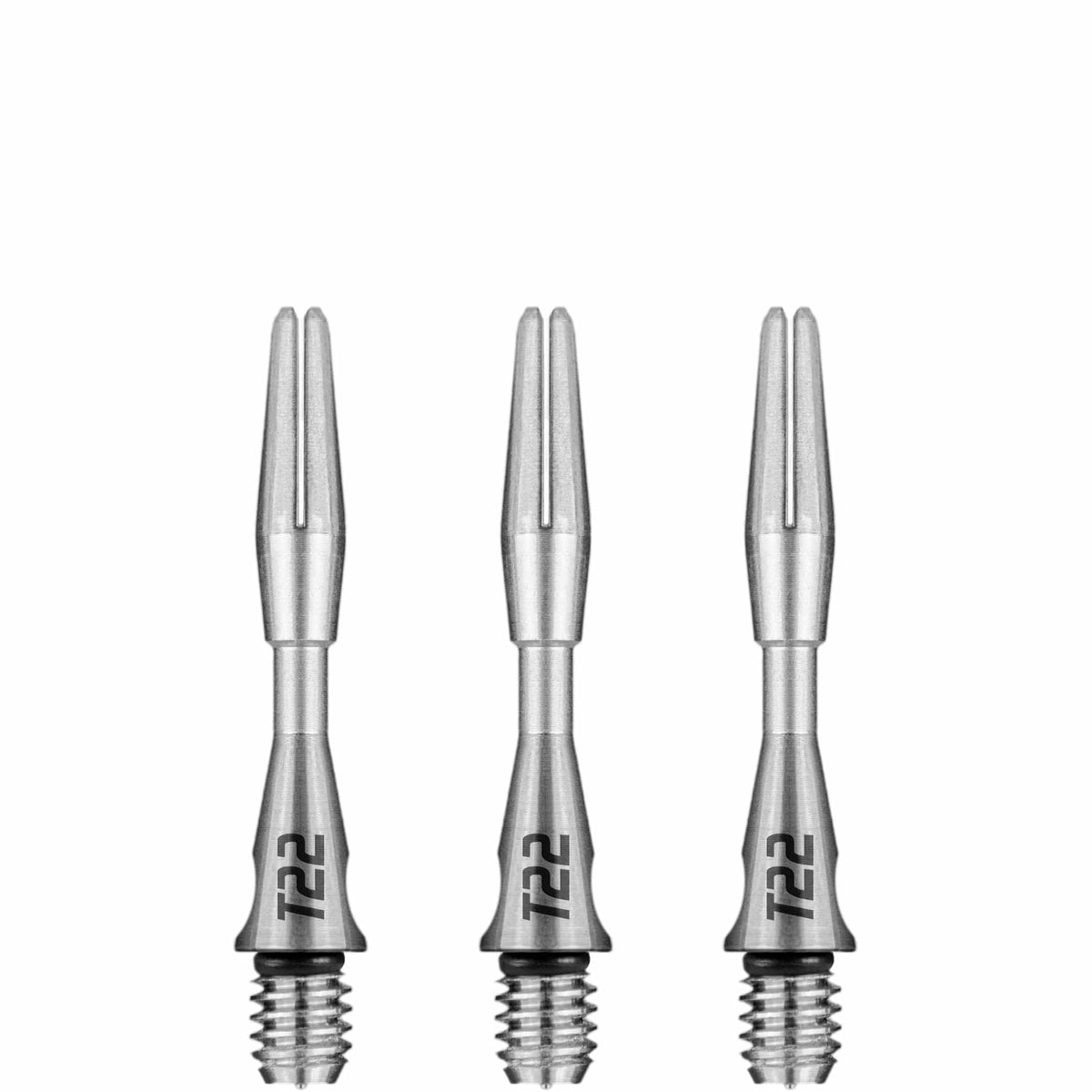 Bulls TISH22 Dart Shafts - Ultra Strong - Titanium - Natural Short