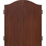 Mission Dartboard Cabinet - Deluxe Quality - Plain Sedona Red