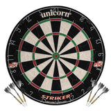 Unicorn Striker Home Darts Centre - inc - Cabinet Dartboard Darts