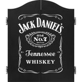 Jack Daniels Home Darts Centre - Cabinet, Dartboard, 6 Darts - JD Logo