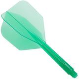Condor Dart Flights - Zero Stress - Small - Clear Green