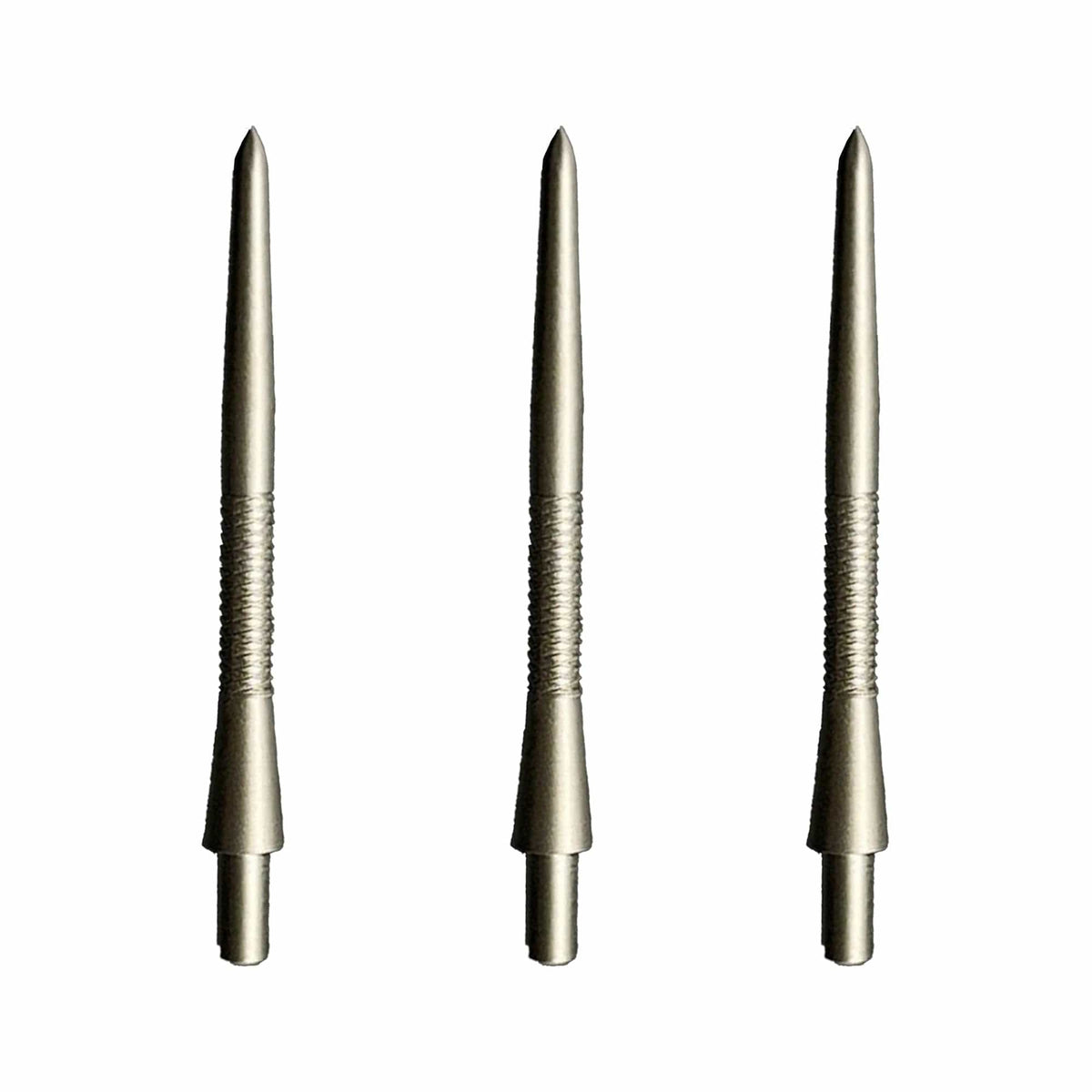 Caliburn Permanent Dart Points - Steel Tip Replacement Points - 30mm - Silver - Style B 30mm