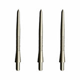 Caliburn Permanent Dart Points - Steel Tip Replacement Points - 30mm - Silver - Style B 30mm