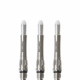 Caliburn Shuttle Titanium Dart Shafts - Metal Dart Stems - Silver