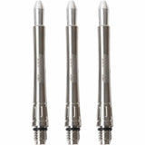 Caliburn Shuttle Titanium Dart Shafts - Metal Dart Stems - Silver
