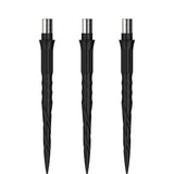 Caliburn Evo Dart Points - Push Fit with Tool - Easy Replace - Spiro - No Lip - Black 28mm