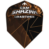 Mission Solo Dart Flights - 100 Micron - Standard No6 - Cam Crabtree - Bronze