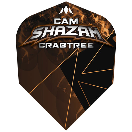 Mission Solo Dart Flights - 100 Micron - Standard No6 - Cam Crabtree - Bronze