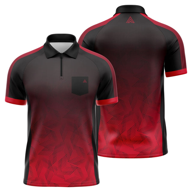 Arraz - Chevron - Black & Red - Dart Shirt