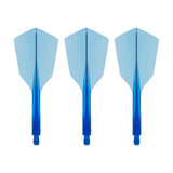 Condor AXE 120 Dart Flights - Narrow - Clear Blue