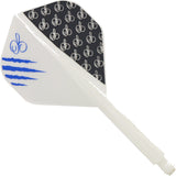 Condor AXE Dart Flights - The Master - Owen Bates - Standard - White