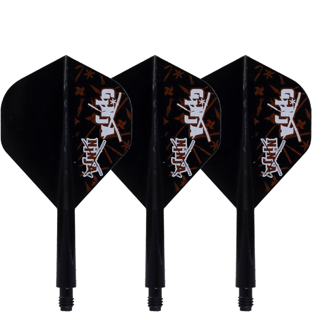 Condor AXE Dart Flights - Matt Campbell - Ginja Ninja - Standard - Black